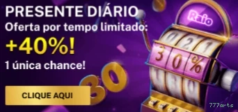 Imagem promocional do cadastro da 777arts